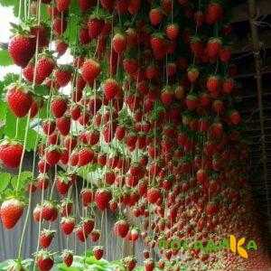 Клубника ампельная Анастасия купить по цене от 370р. в интернет-магазине «Посадика» с доставкой почтой в в Покачие и по всей России – [изображение №1].