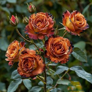 Роза плетистая Оранжевый Бриллиант купить по цене от 450р. в интернет-магазине «Посадика» с доставкой почтой в в Покачие и по всей России – [изображение №1].